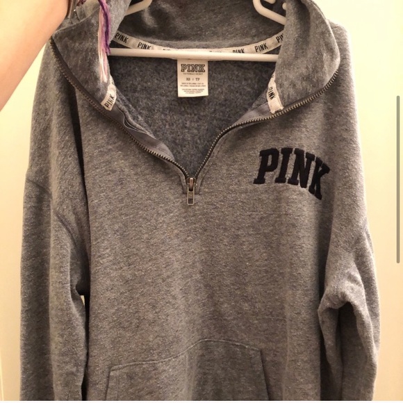 PINK Victoria's Secret Jackets & Blazers - PINK Quarter Zip